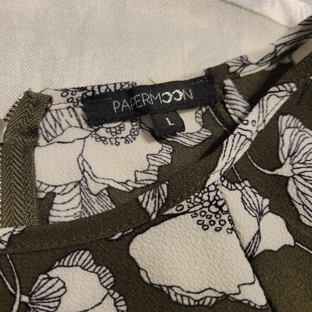 PaperMoon Blouse Large - Picture 2 of 2